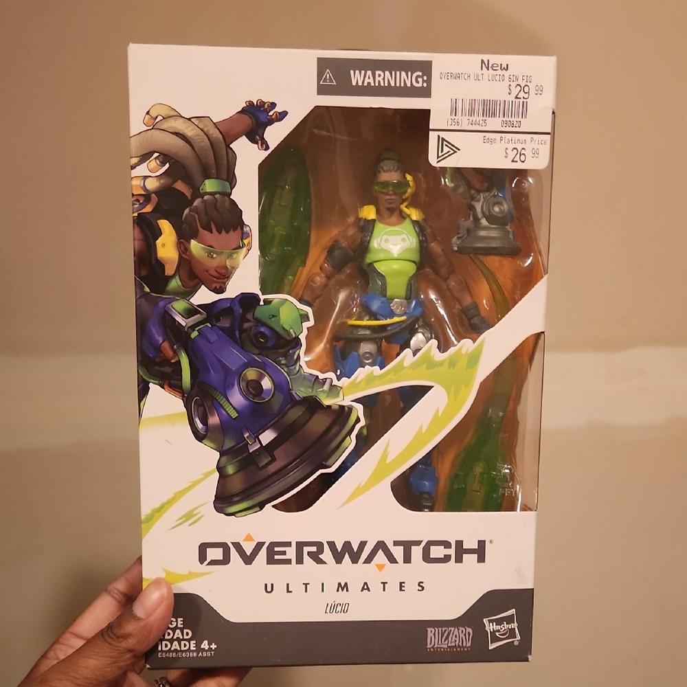 Hasbro Overwatch Ultimates Lucio Figure - Green and Blue 6IN